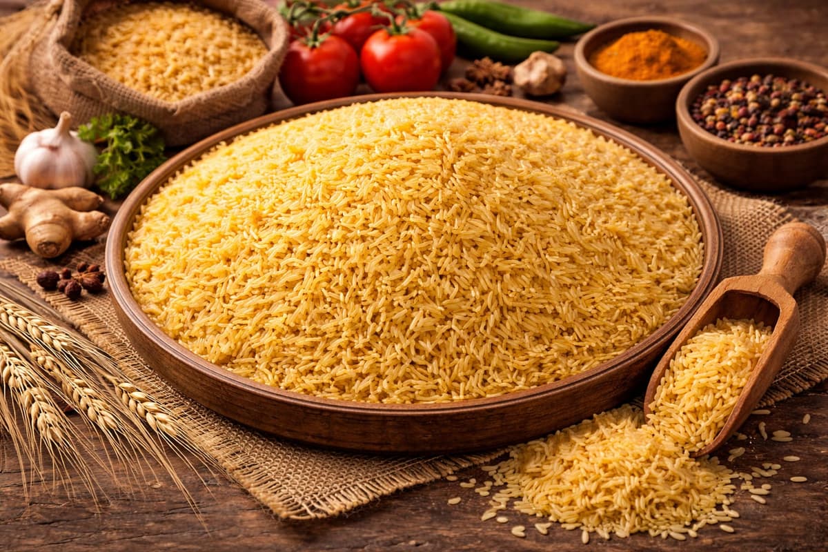 Premium 1121 Golden Sella Basmati Rice for International Export