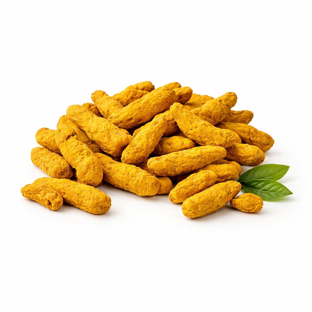 Premium Export Quality Finger Turmeric Whole Dried Roots for International Trade